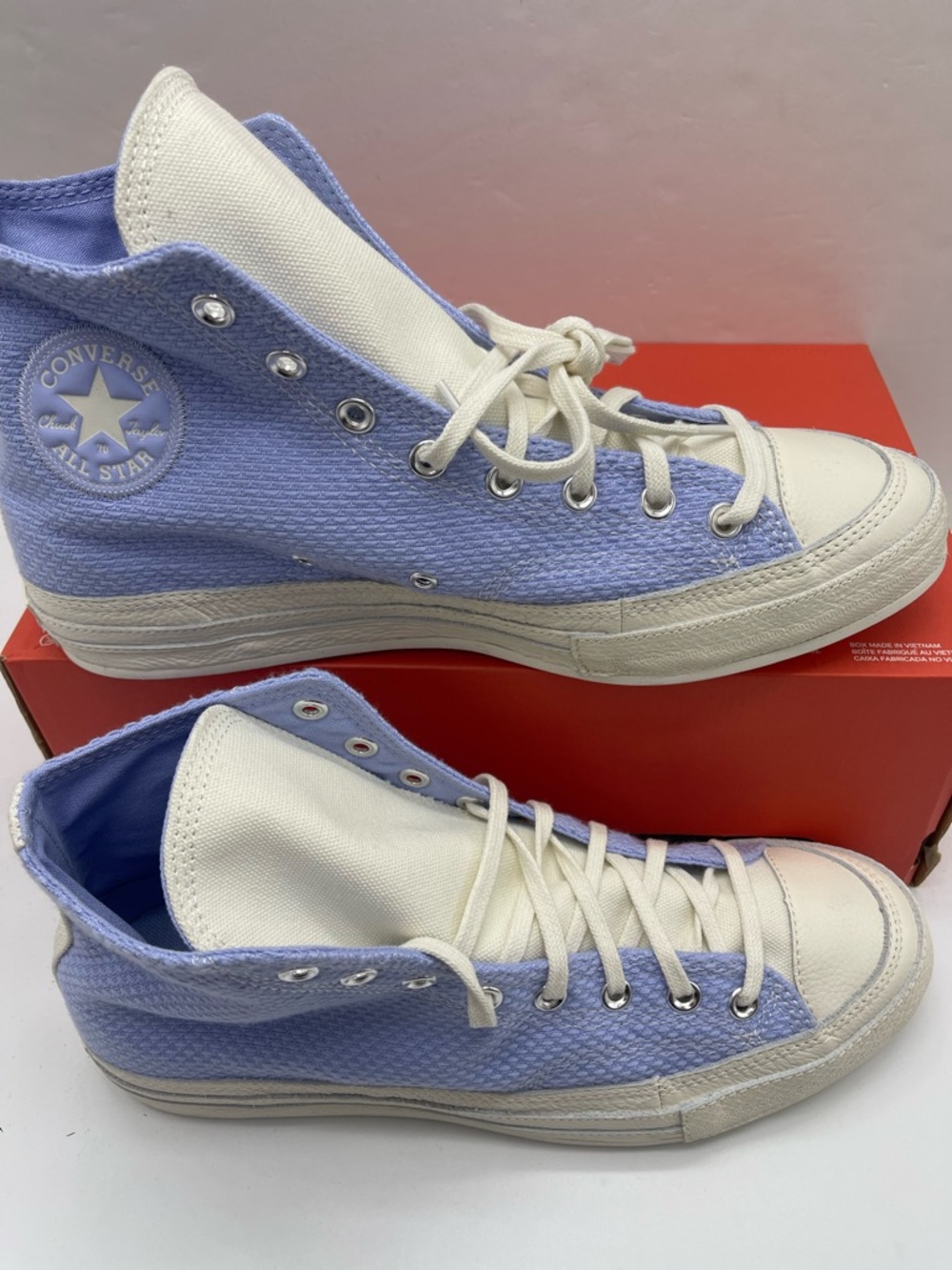 Converse Men’s Chuck 70 Hi Mystic Sky Egret A04621C High Top Sneakers Premium - Picture 4 of 16